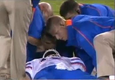 Tim Tebow Concussion Video