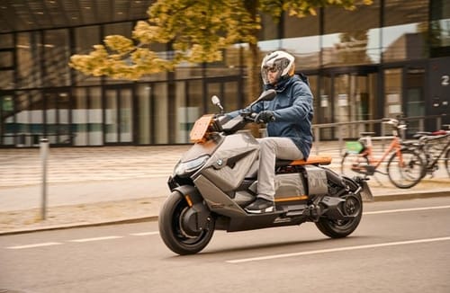 Electric bike made by BMW CE 04