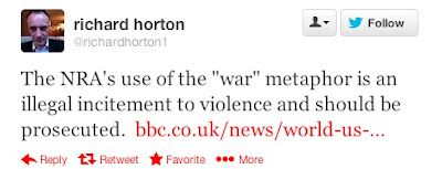 The NRA's use of the "war" metaphor is an illegal incitement to violence and should be prosecuted. bbc.co.uk/news/world-us…