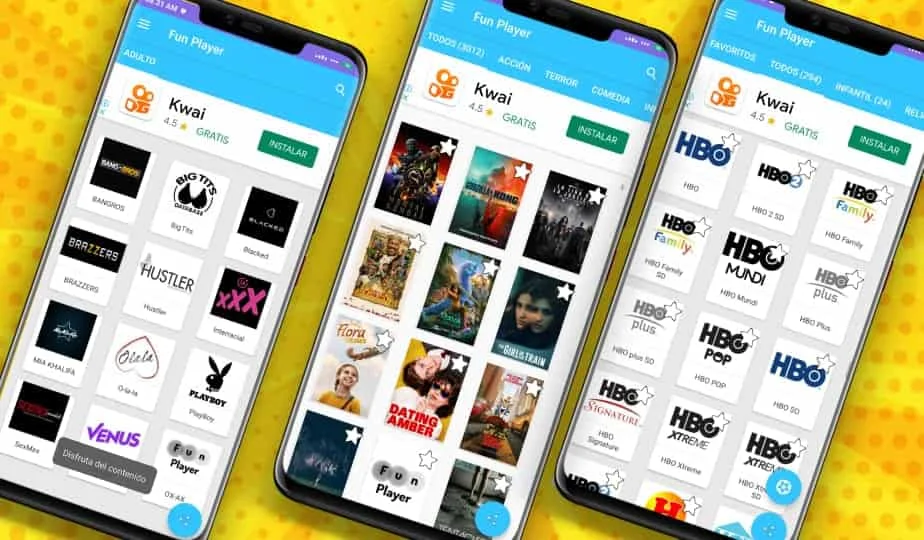 Fun Player APK PARA Ver Peliculas-Series-Tv en vivo-Anime Para ANDROID 2021