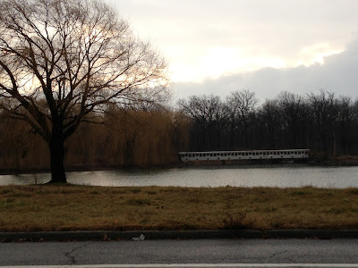 pedestrian bridge on Belle Isle Detroit