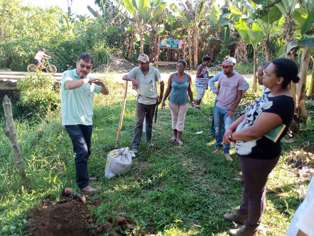 ITESP realiza curso de banana orgânica no quilombo Ivaporunduva