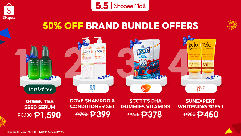 Personal care items bundles for up to 50 percent less