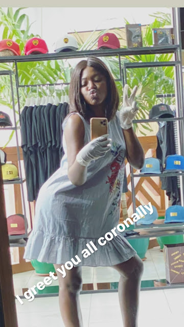 Yvonne Jegede Aint Playing With This CoronaVirus On A Movie Set