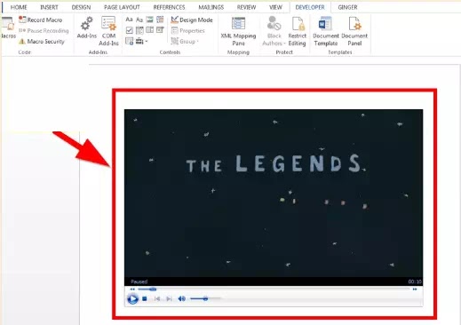 Cara Memasukkan Video ke Microsoft Word-11