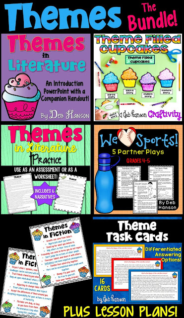 Teach your students how to identify themes in literature with the cupcake analogy! This bundle contains several ready-to-go resources for upper elementary students!