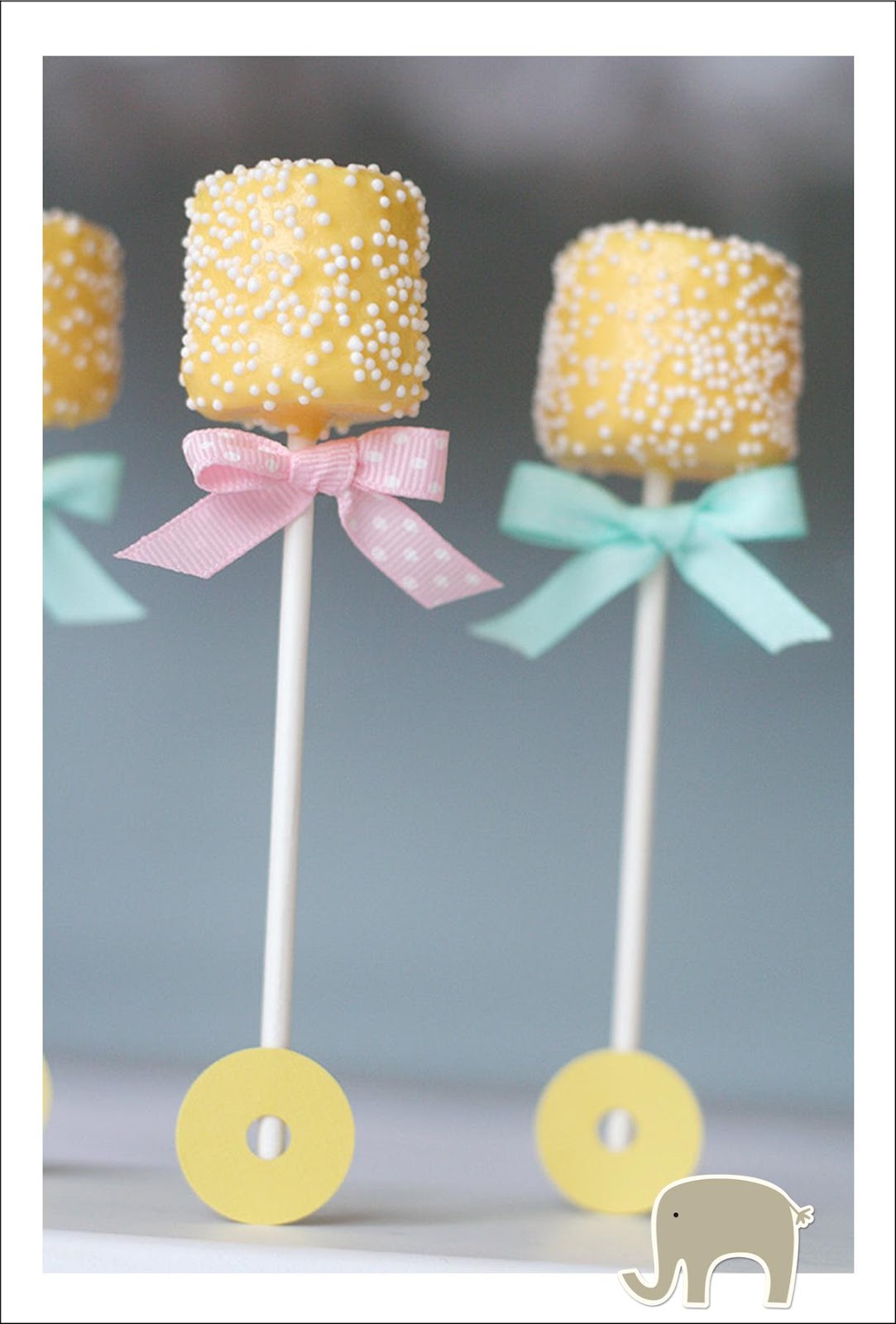 how to make baby shower cake pops This baby shower idea is from Fiskars. Get more information about this 