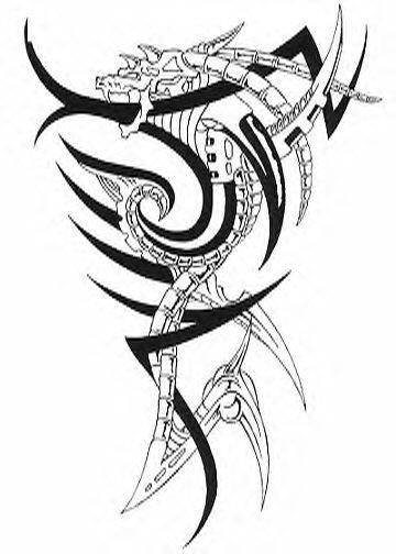 tribal phoenix tattoos. Tribal Tattoo Design for
