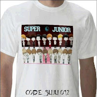 KAOS SUJU KAOS SUPER JUNIOR