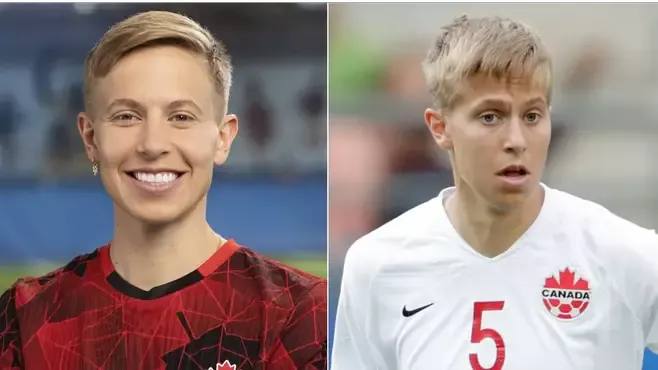 Canadian footballer Quinn becomes the first out trans and non-binary player to feature at a World Cup