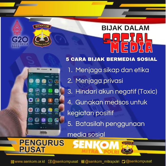 5 Cara Bijak Bermedia Sosial 