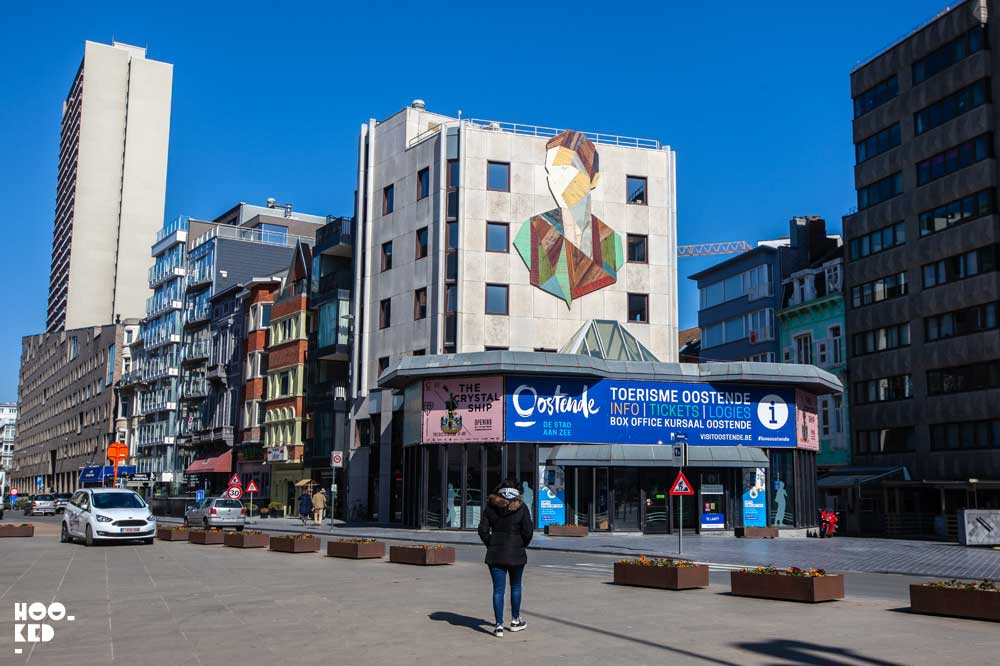 Sailing into Ostend for the fourth edition of The Crystal Ship street art festival