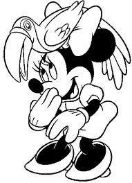 minie mouse disney coloring pages books for kids