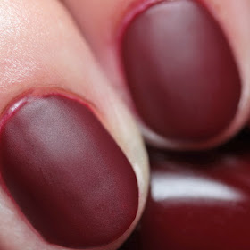 Sally Hansen 474 Can't Beet Royalty with Miracle Gel Matte Top Coat