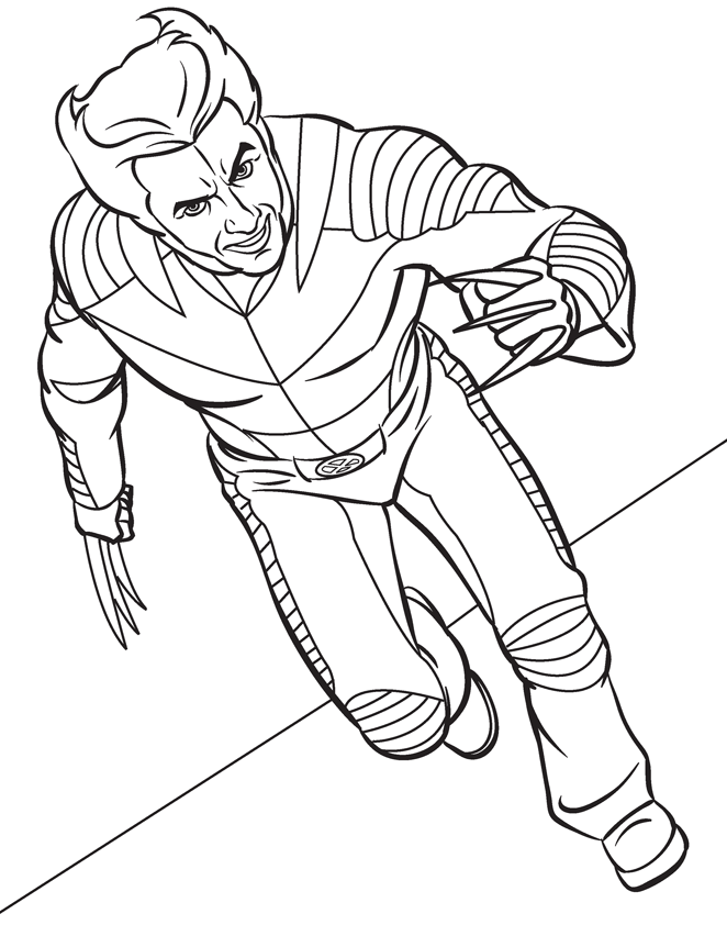 Super Heroes Coloring Pages