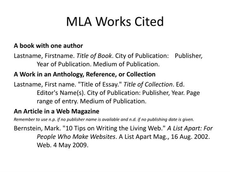 Bibliography Title