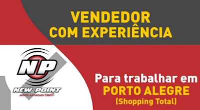 Vaga para Vendedor (a) em Porto Alegre