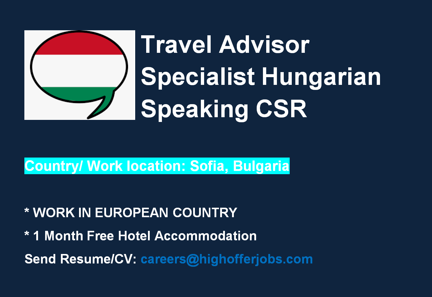 Travel Advisor Specialist - Hungarian Speaking CSR for Air France