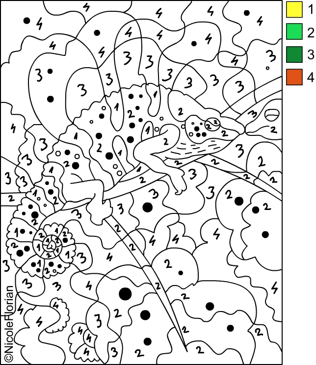Download Nicole's Free Coloring Pages: COLOR BY NUMBER * Coloring pages