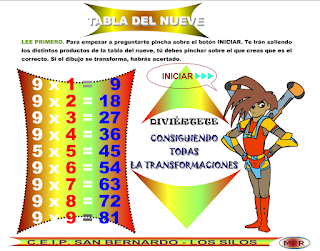 http://www.eltanquematematico.es/preguntatablas/nueve/nueve_p.html