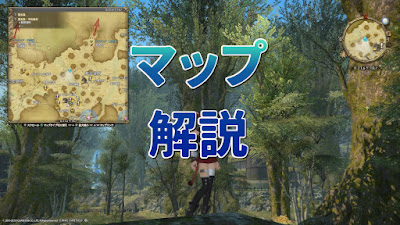 FF14「マップ・ナビマップ」地図の解説