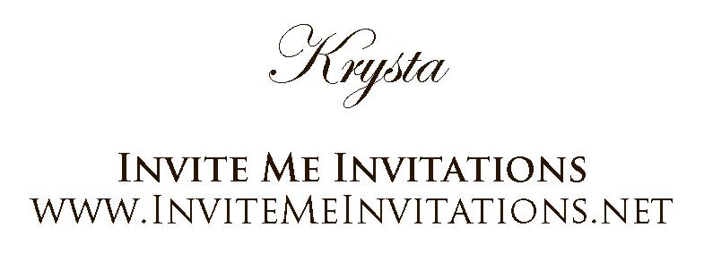 Thank you for choosing Invite Me Sincerely