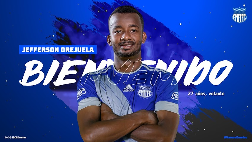 Jeffersón Orejuela jugará en Emelec en el 2021