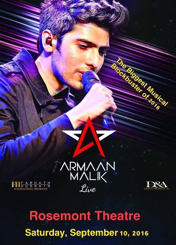  Armaan Malik live concert 2016