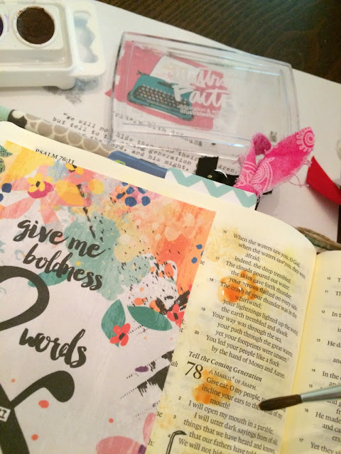 Bible Journaling - How to Use Water Colors