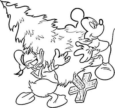 Download free Christmas Disney Coloring image for Children