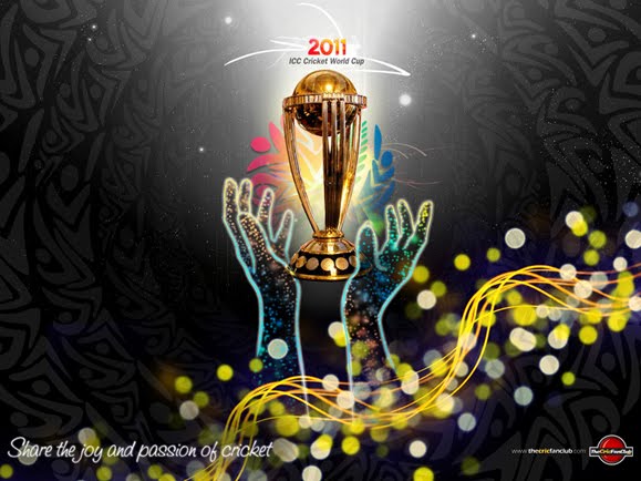 cricket World Cup 2011 vector