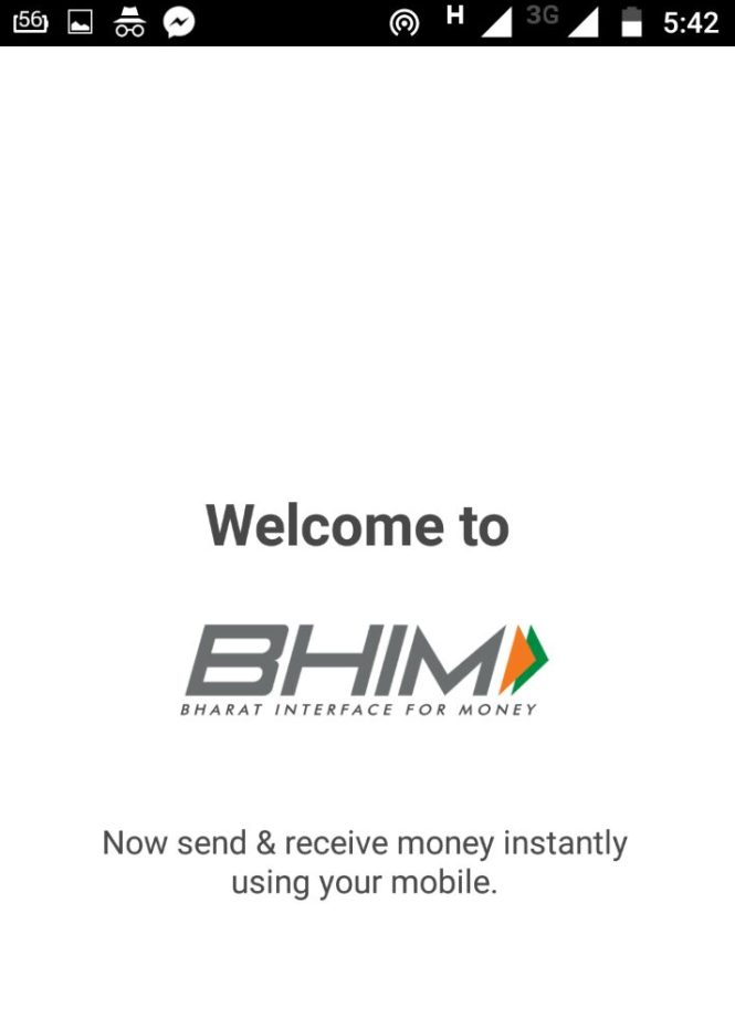 Bharat Interface for Money application 
