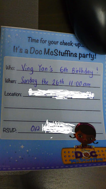 Adorable Doc McStuffins party invitations ! title=