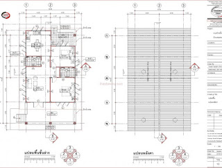 แบบบ้านชั้นเดียวยกพื้น สูง 1 เมตร