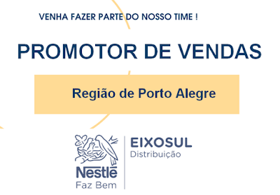Vaga para Promotor de Vendas em Porto Alegre