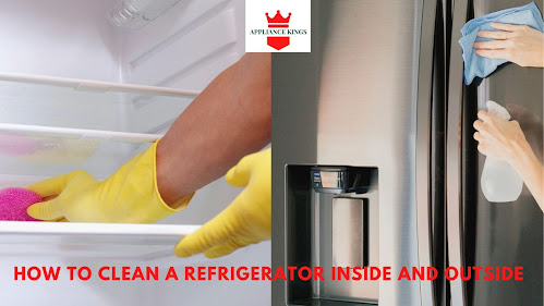 How to clean a refrigerator inside and outside