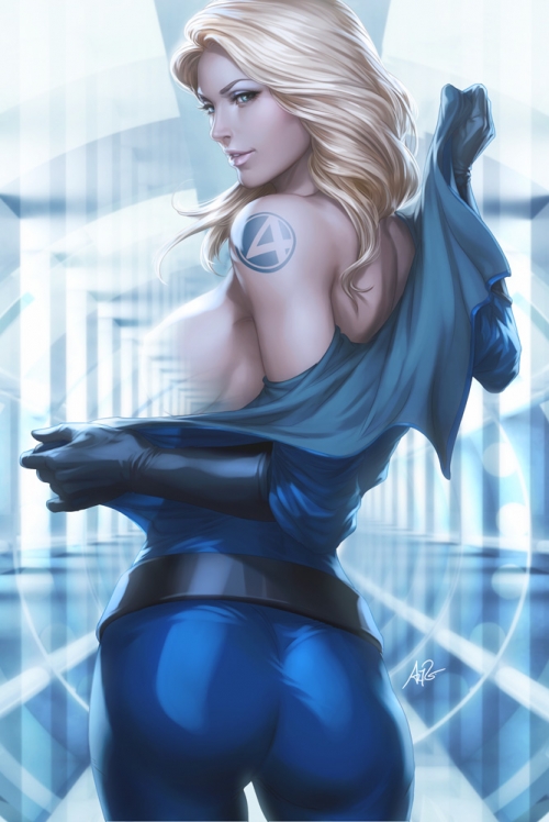 sexy invisible woman of marvel
