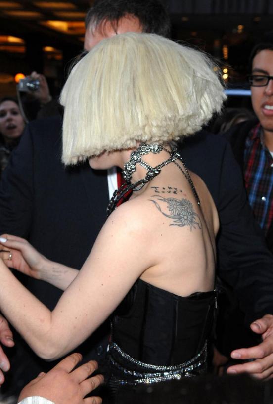 Here are the most popular celebrity tattoos for girls lady gaga tattoos