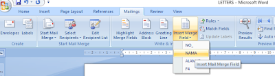 cara membuat mail merge di ms word 2007