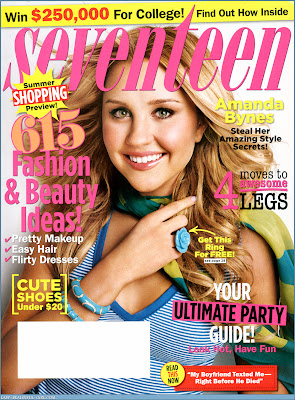  Amanda Bynes Hot Photoshoot Pictures from Seventeen Magazine