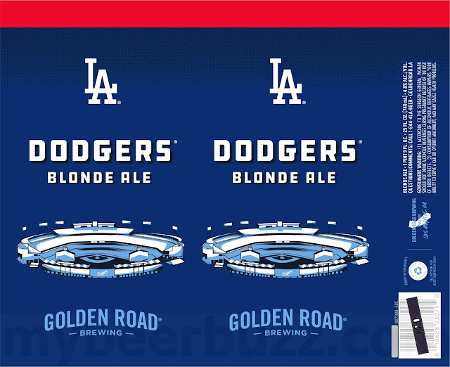 Golden Road Adding LA Dodgers Blonde Ale 25oz Cans