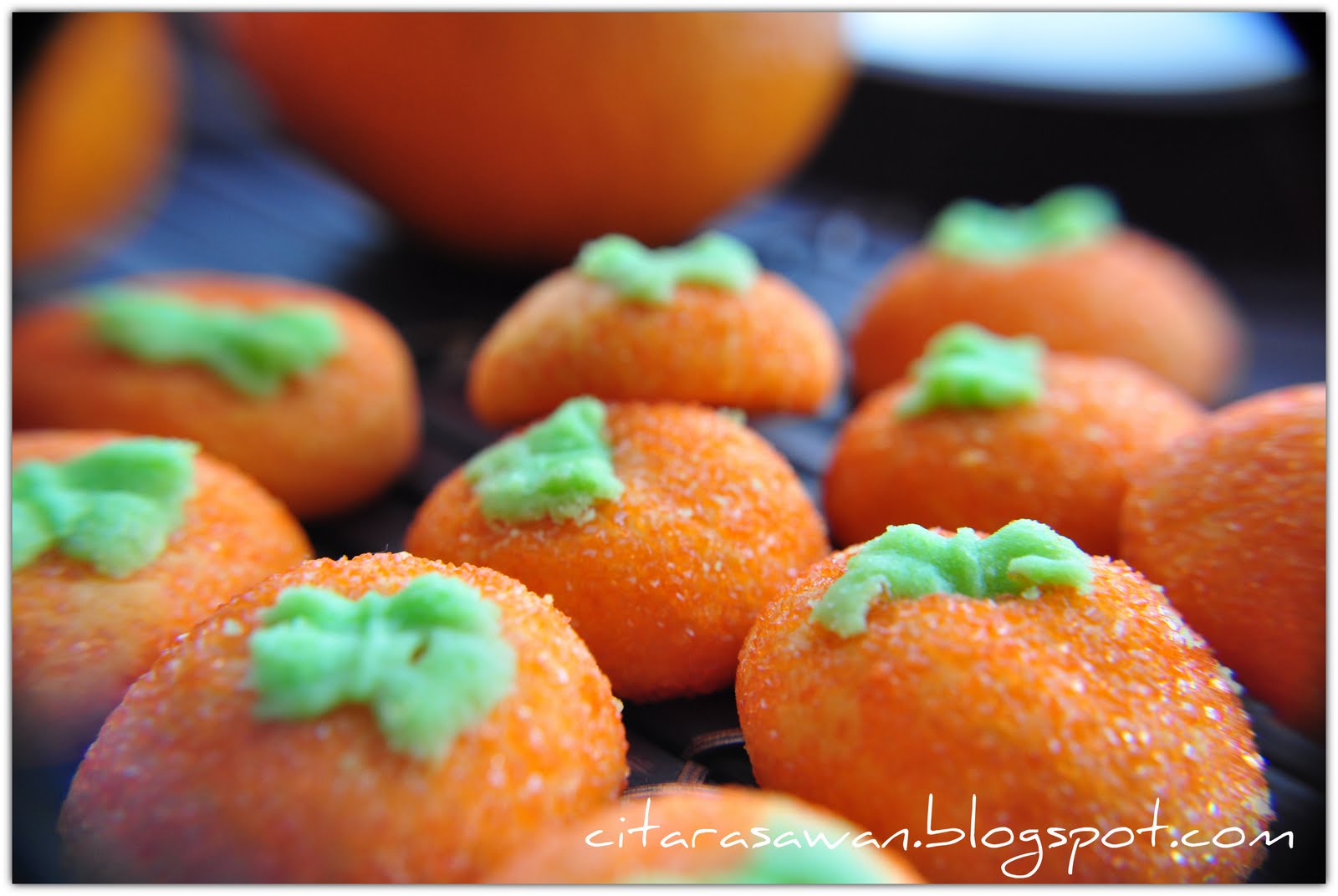 Orange Crystal Cookies / Biskut Oren Kristal ~ Blog Kakwan