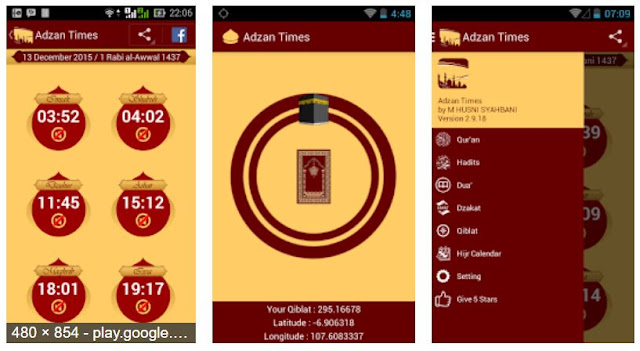  merujuk kepada ritual ibadah pemeluk agama Islam 20 Aplikasi Populer Android untuk Mengingatkan Shalat dan Azan