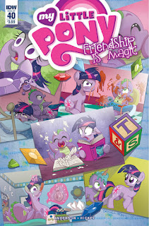 My Little Pony Friendship is Magic #40 Comic by IDW Regular Cover by Brenda Hickey