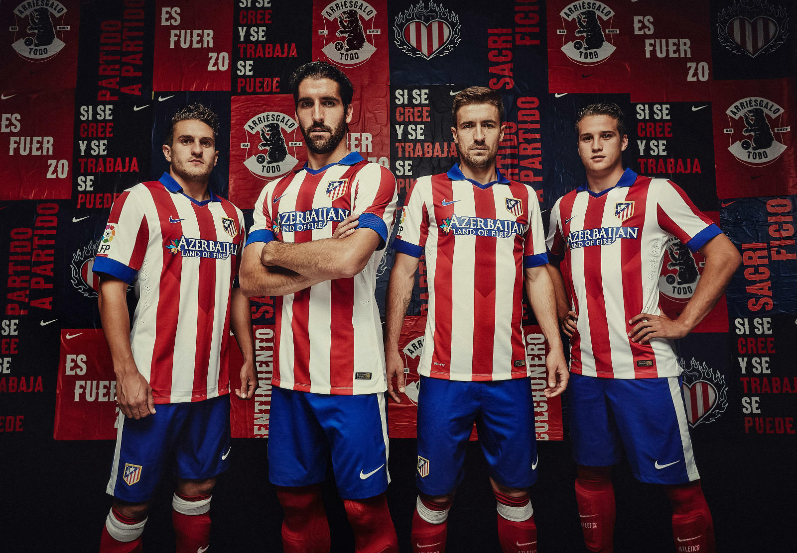 Atletico Madrid Player Squad Wallpaper HD KUMPULAN WALLPAPER HD