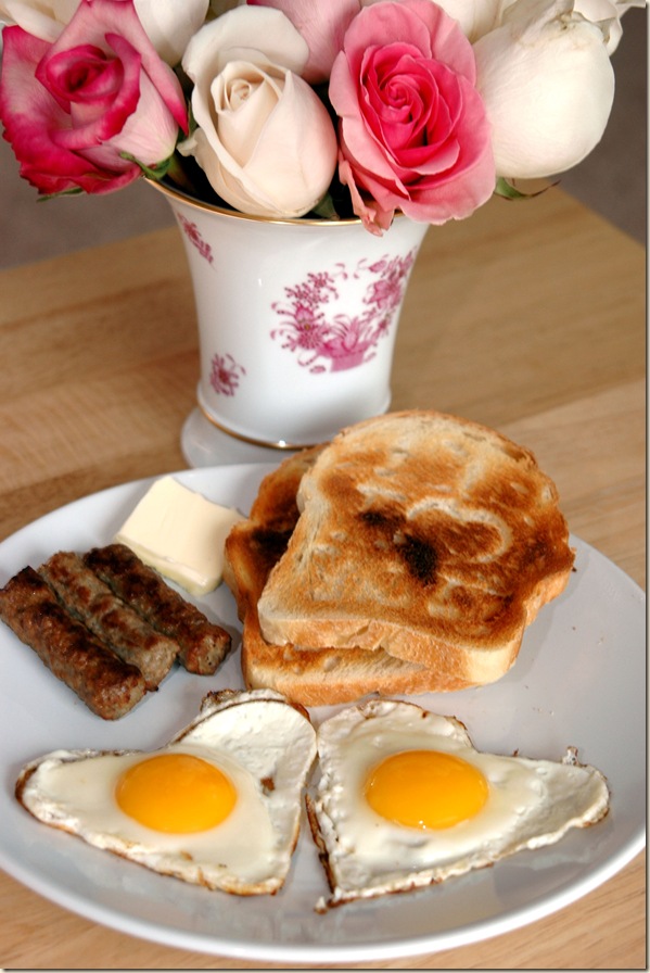 heart eggs