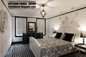 black and white color contrast for small bedroom, small bedroom colors