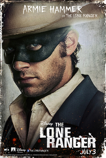 Armie Hammer, still best remembered as the Winkelvos Twins in the Social Network, is the Lone Ranger.