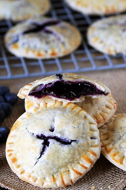 Blueberry Pie Cookies with Homemade Blueberry Pie Filling Image