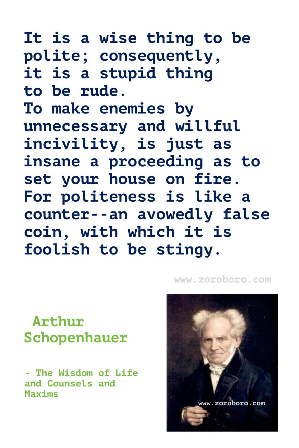 Arthur Schopenhauer Quotes, Arthur Schopenhauer Philosophy, Arthur Schopenhauer Essay & Books Quotes, Arthur Schopenhauer ON Intellectual, Mind, Loneliness, Love, Reading & Religion. Quotes By Schopenhauer (Part 1)